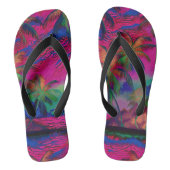 Aloha print slippers - teenslippers (Voetbed)