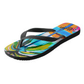 Aloha print slippers - teenslippers (Schuin)