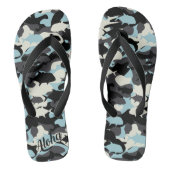 Aloha print slippers - teenslippers (Voetbed)