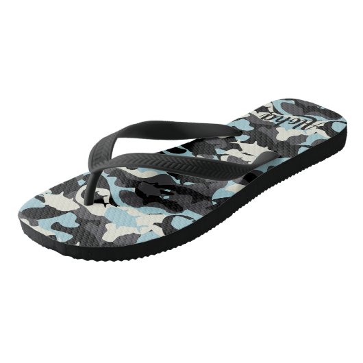 Aloha print slippers - teenslippers (Schuin)