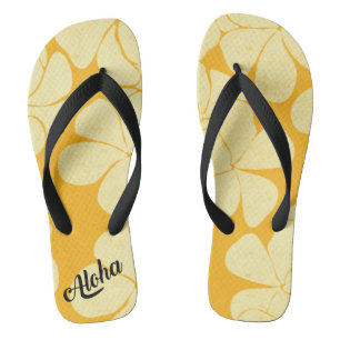 Aloha print slippers - teenslippers