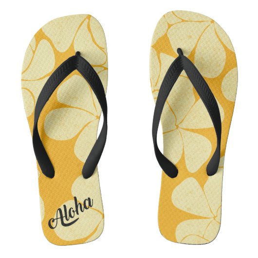 Aloha print slippers - teenslippers (Voetbed)