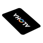 Aloha Rainbow Island Hawaii Pride LGBTQ Magneet (Rechterzijde)