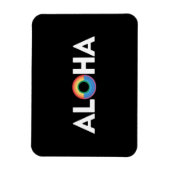 Aloha Rainbow Island Hawaii Pride LGBTQ Magneet (Verticaal)
