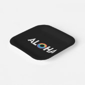 Aloha Rainbow Island Hawaii Pride LGBTQ Papieren Bordje (Gebogen)