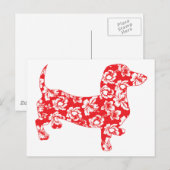 Aloha Red Doxies Briefkaart (Voorkant / Achterkant)
