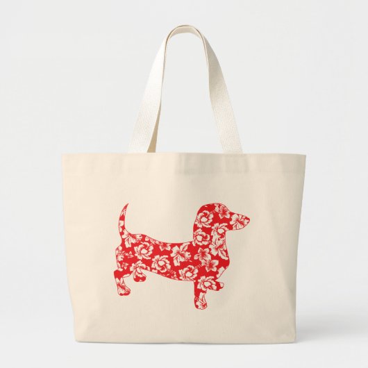 Aloha Red Doxies Grote Tote Bag (Voorkant)