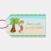 Aloha Red Hair Boy Cadeaulabel (Achterkant Horizontaal)