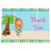 Aloha Red Hair Girl Bedankt Groot Cadeauzakje (Voorkant)