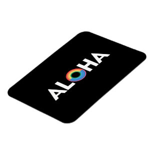 Aloha Regenboog Eiland Hawaï Pride LGBTQ Magneet