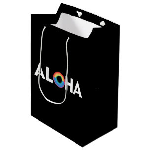 Aloha Regenboog Eiland Hawaï Pride LGBTQ Medium Cadeauzakje