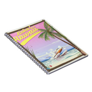 Aloha! Reisposter in Hawaii stijl Notitieboek