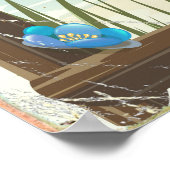 Aloha! Reisposter in Hawaii  stijl Poster (Hoek)