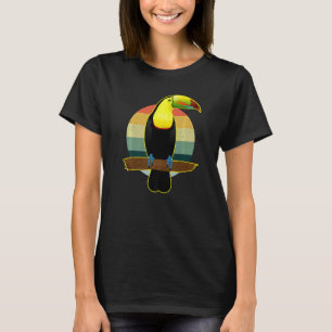 Aloha Retro Toekan Vintage Vervallen Stijl Essent T-shirt