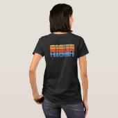 Aloha Retro Tropical Road Trip Family Mam T-shirt (Achterkant volledig)
