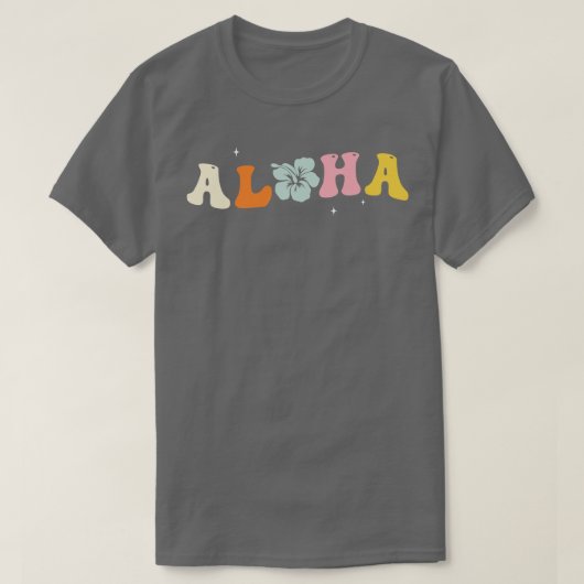 Aloha Retro TShirt (Design voorkant)