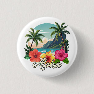 Aloha Ronde Button 3,2 Cm