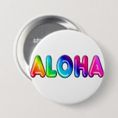 Aloha Ronde Button 7,6 Cm (Voorkant /achterkant)
