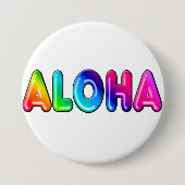 Aloha Ronde Button 7,6 Cm (Voorkant)
