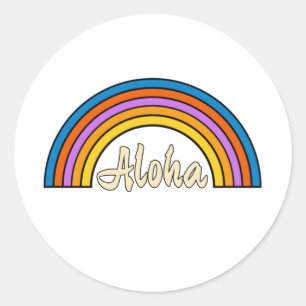 aloha ronde sticker