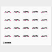Aloha Ronde Sticker (Vel)