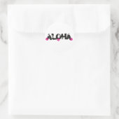 Aloha Ronde Sticker (Tas)