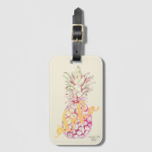 Aloha Roze Ananas Bag Tag Bagagelabel (Voorkant (verticaal))