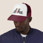 Aloha Roze Ananas Trucker Hoed Pet (In situ)