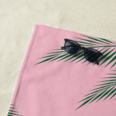 Aloha roze strandlaken (In situ)