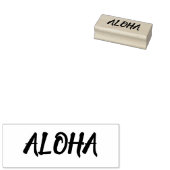 Aloha rubberstempel, Hawaïaanse stempel, zomerstem Rubberstempel (Gestempeld)