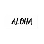 Aloha rubberstempel, Hawaïaanse stempel, zomerstem Rubberstempel (Afrduk)