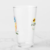 Aloha Santa Claus Glass Tumbler (Links)