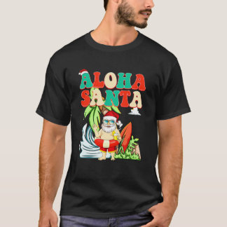 Aloha Santa Tropical in juli T-shirt