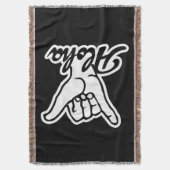 Aloha Shaka Hand, Hang Loose bord Deken (Voorkant Verticaal)