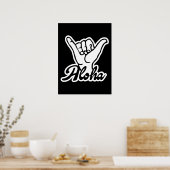 Aloha Shaka Hand, Hang Loose bord Poster (Keuken)