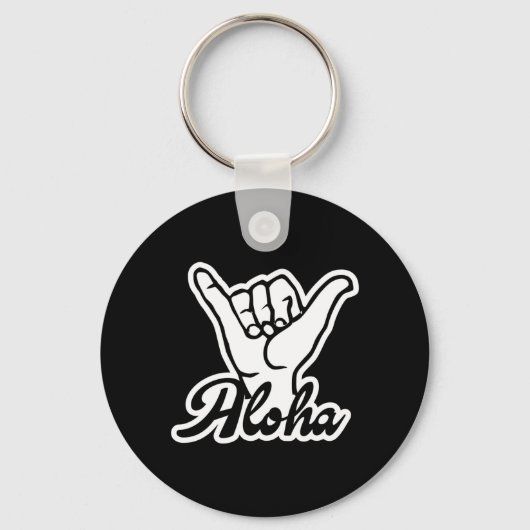 Aloha Shaka Hand, Hang Loose bord Sleutelhanger (Voorkant)