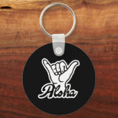 Aloha Shaka Hand, Hang Loose bord Sleutelhanger (Voorkant)