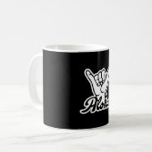 Aloha Shaka Hand, Hang Loose sign Koffiemok (Voorkant links)