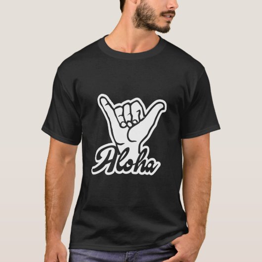 Aloha Shaka Hand, Hang Loose sign T-shirt (Voorkant)