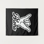 Aloha Shaka Hand, Hang Loose sign Wandkleed (Voorkant (horizontaal))
