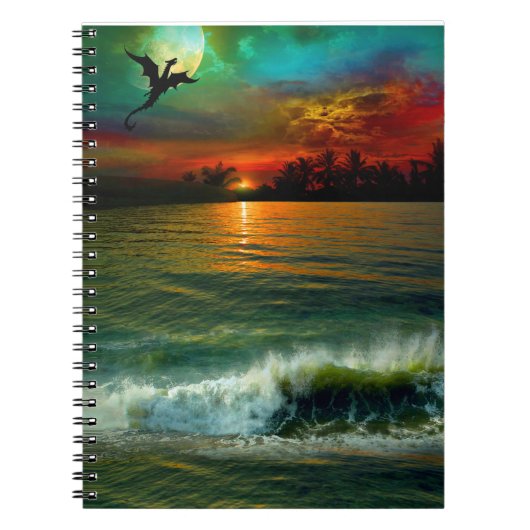 Aloha Shifters dragon notebook Notitieboek (Voorkant)