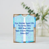 Aloha Shirt Luau Tiki Party Kaart (Staand voorkant)