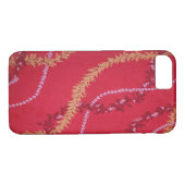 Aloha Shirt Red Leis Hawaiian Case-Mate iPhone Case (Achterkant (Horizontaal))