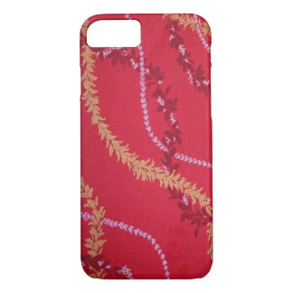 Aloha Shirt Red Leis Hawaiian iPhone 8/7 Hoesje