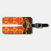 Aloha Shirt Tourist Label Bagagelabel (Voorkant horizontaal)