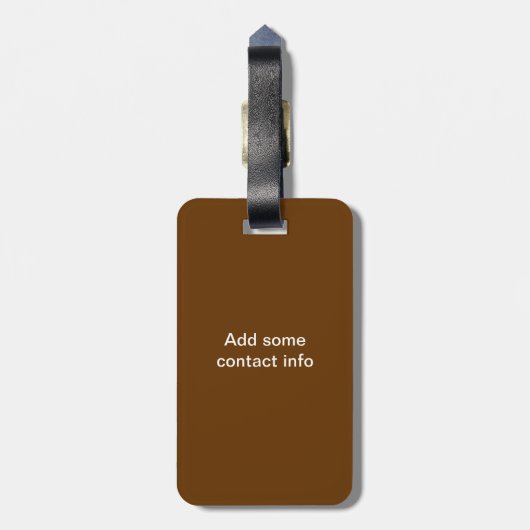 Aloha Shirt Tourist Label Bagagelabel (Achterkant verticaal)