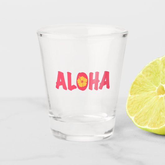 Aloha Shot Glass Glas (Voorkant)