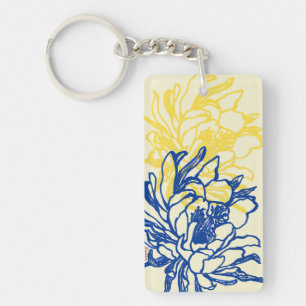 Aloha-sleutelhanger met Cereus-bloemen Sleutelhanger
