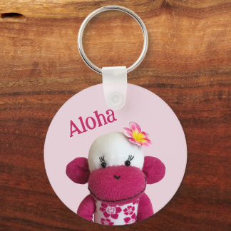 Aloha Sock Monkey Sleutelhanger