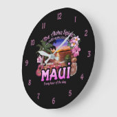 Aloha Spirit belt me terug naar Maui 🌺 Clock Grote Klok (Hoek)